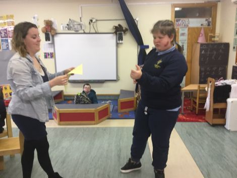 Assisting the Principal by taking the school diary to each class on a Monday morning.